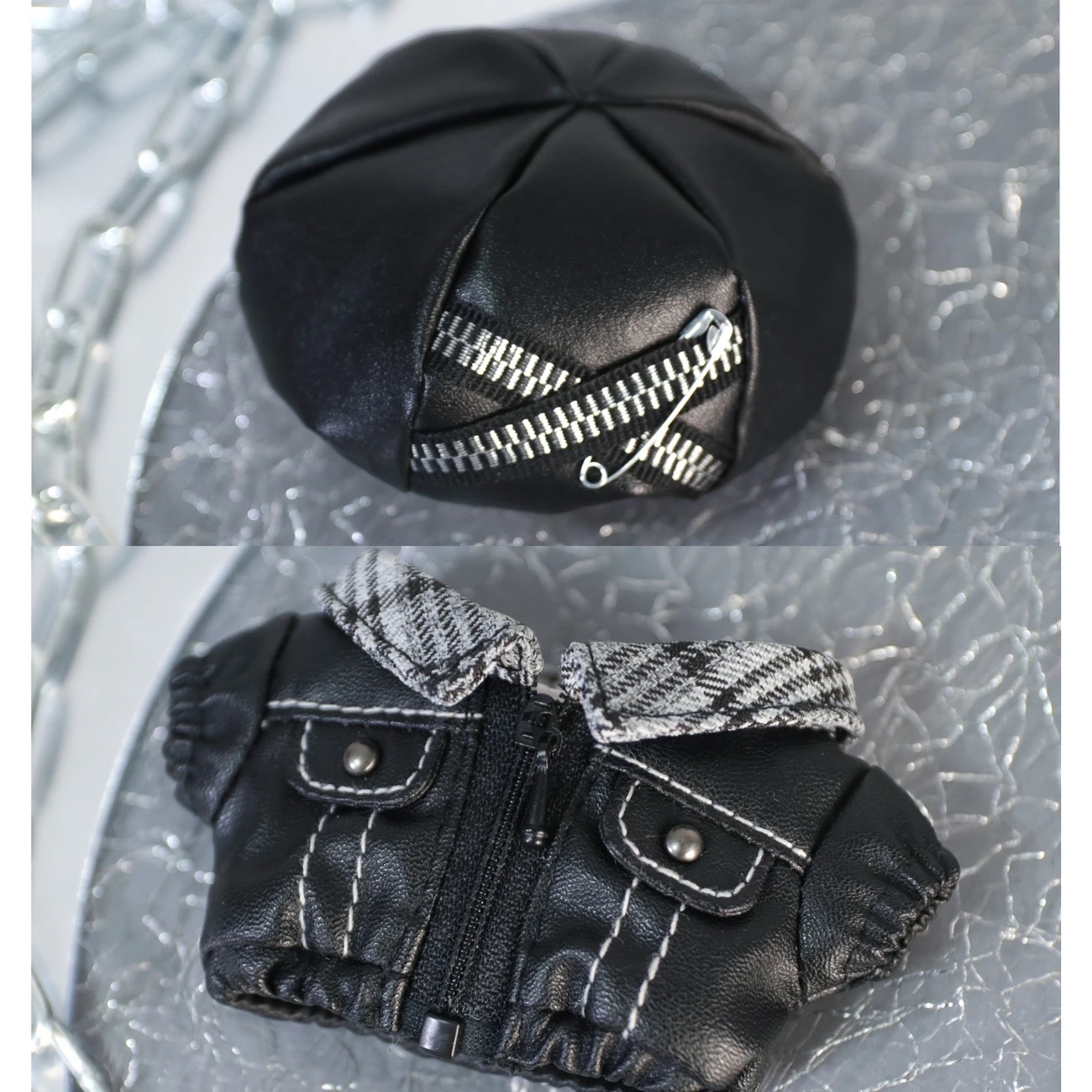Anime Cosplay Clothes - Nowa skórzana kurtka cosplay 10 cm