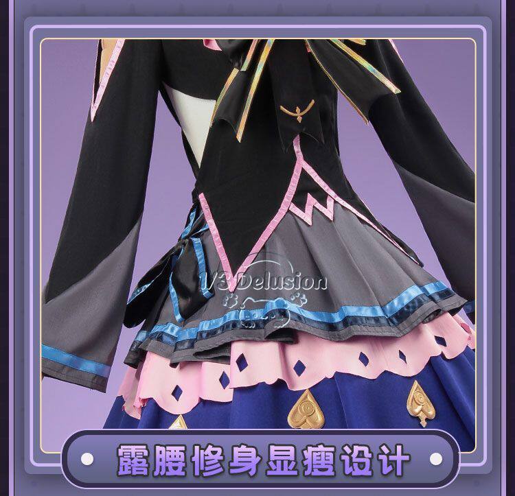 Anime Cosplay Female - Arcaea Tairitsu Initial Conflict Lolita Strój