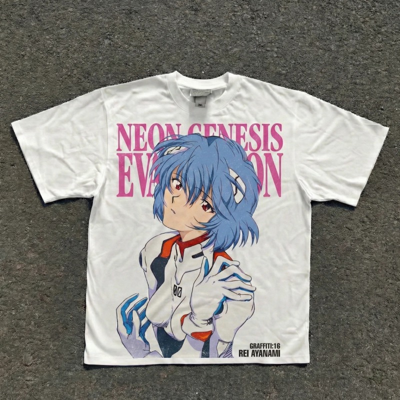 Anime Cosplay Title - Koszulka 2026 Neon Genesis Evangelion Rei