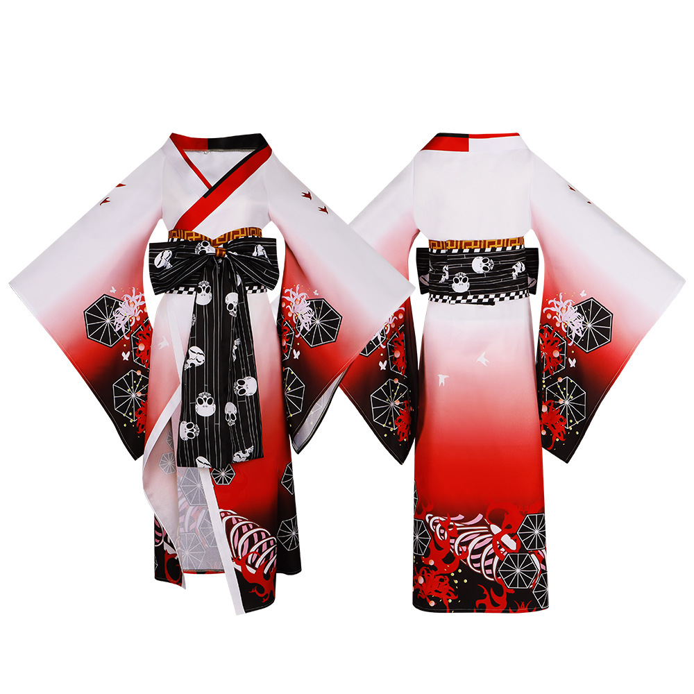 Anime Cosplay Makima - Kostium Cosplay Chainsaw Man Hyakkiyakou Kimono