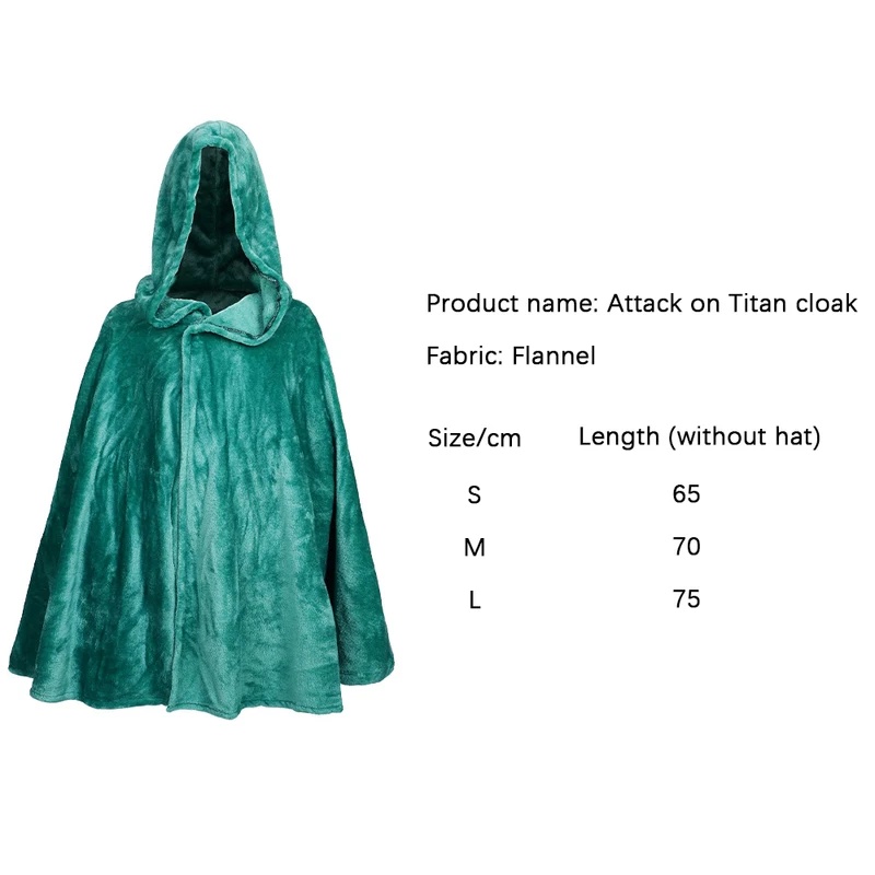 Attack Titan Cloak - 2026 Nowy Kostium Cosplay na Halloween