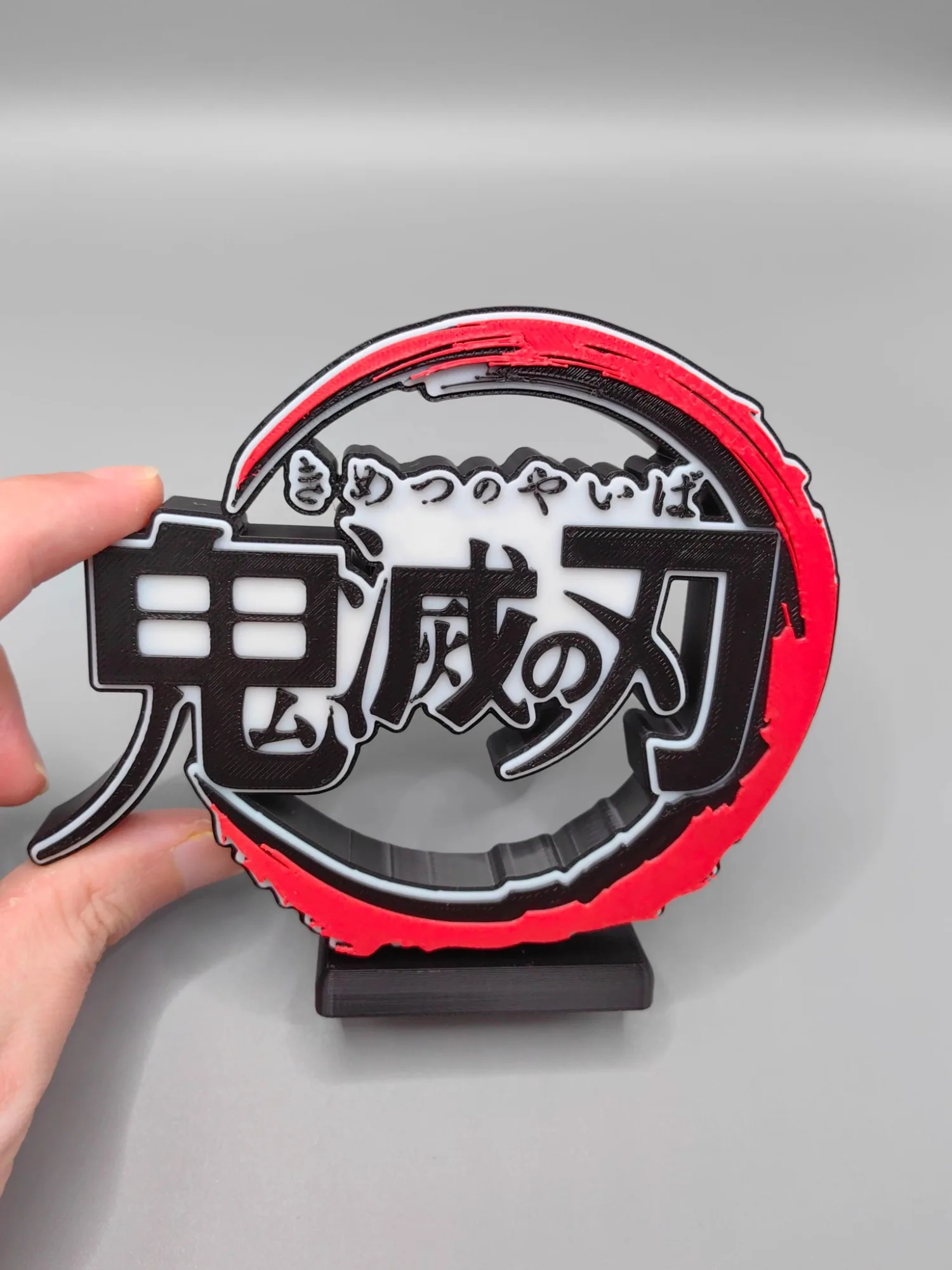 Anime Kimetsu No Yaiba Logo 3D – Anime Cosplay Title recenzja i cena