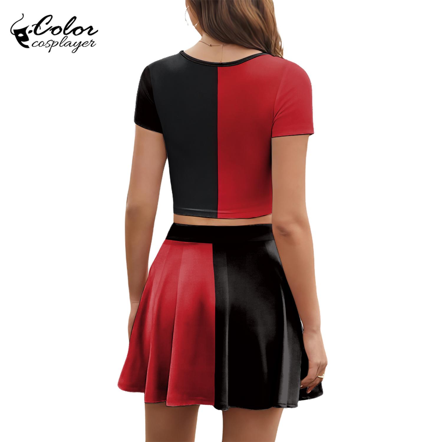 Kostium Cosplayer Kolorowy Fil – Anime Harley Quinn Cosplay recenzja i cena