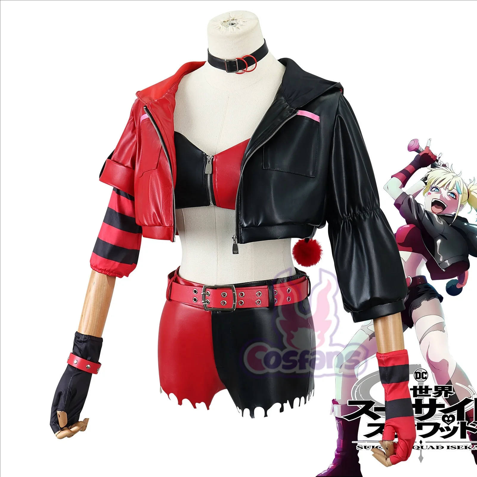 Samobójstwo Anime Quinn przebr – Anime Harley Quinn Cosplay recenzja i cena