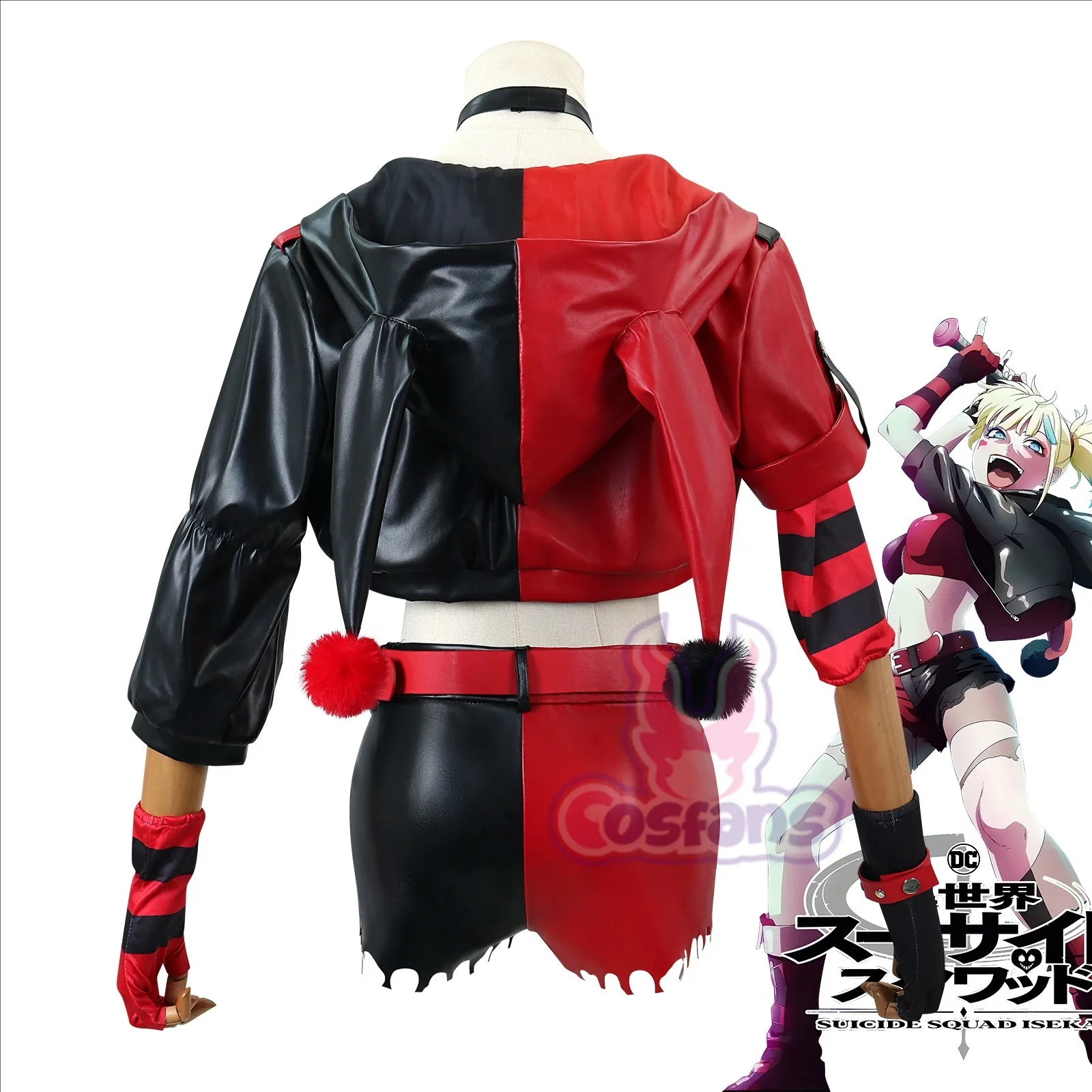 Samobójstwo Anime Quinn przebr – Anime Harley Quinn Cosplay recenzja i cena