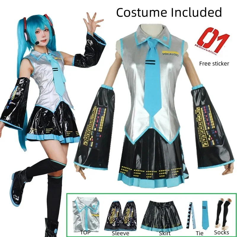 Kompletny strój cosplay ze sre – Anime Cosplay Miku recenzja i cena