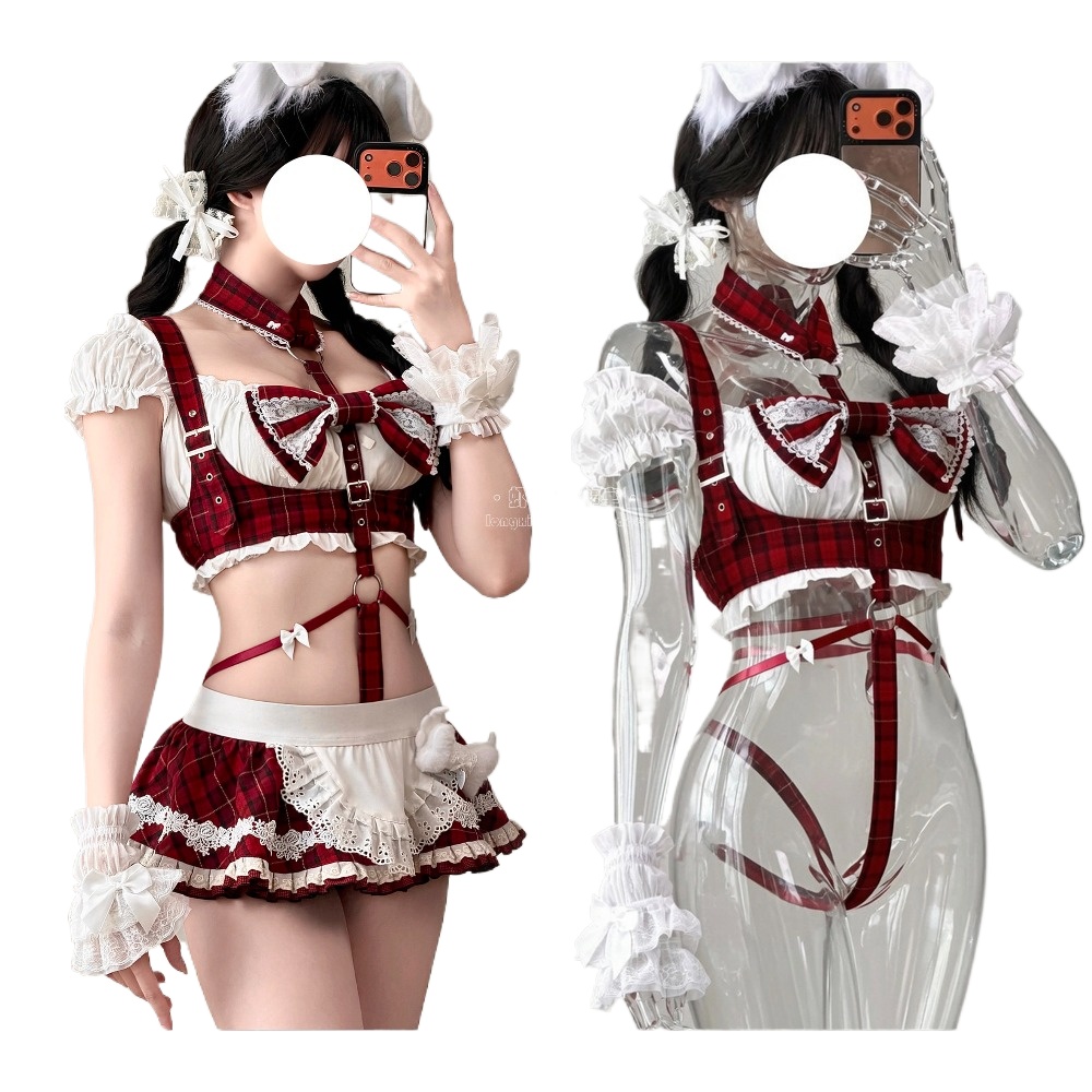 Uroczy czerwony kostium pokojó – Cosplay Anime Bunny Girl recenzja i cena