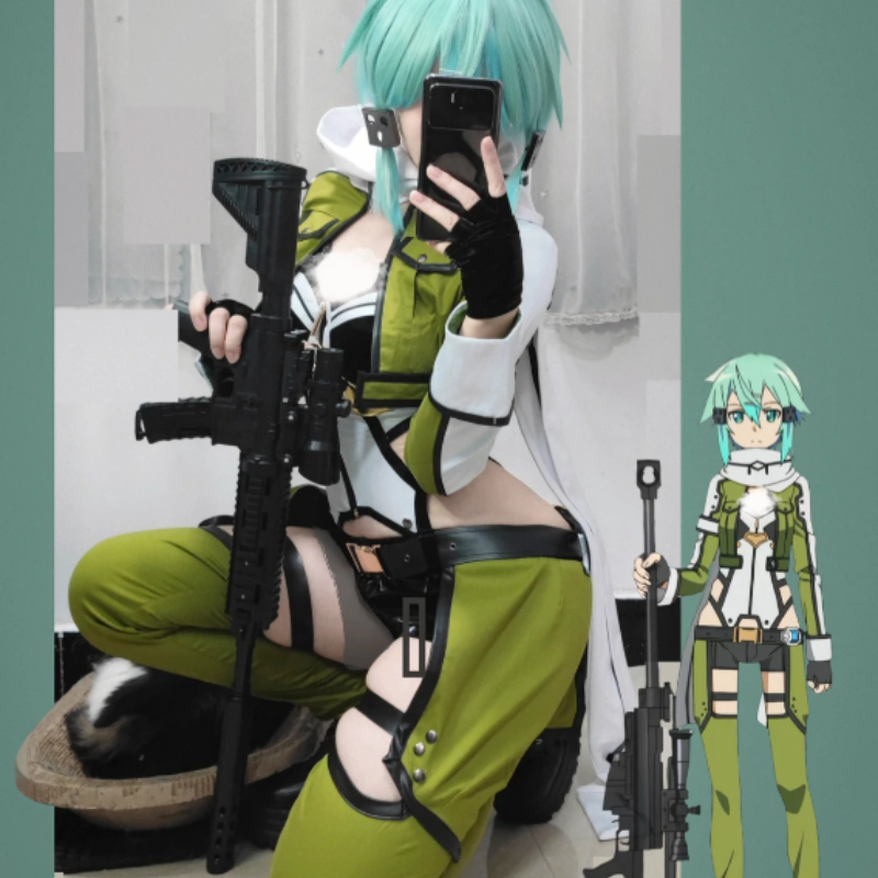 Kostium Cosplay Sinon z Sword  – Cosplay Anime Online recenzja i cena