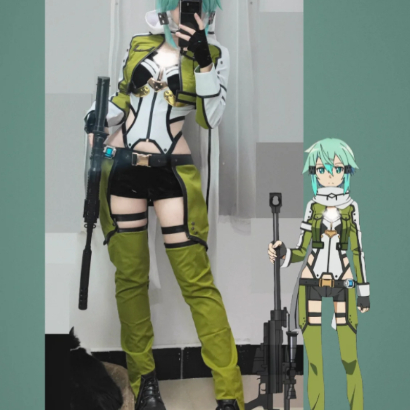 Kostium Cosplay Sinon z Sword  – Cosplay Anime Online recenzja i cena